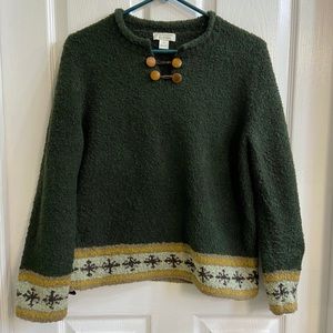 Vintage Nordic scandanavian Marled pullover